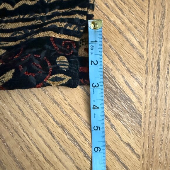 Tanjay Blazer Brocade Multicolor Jacket Geometric Pattern Long Sleeves Size L - Picture 11 of 12